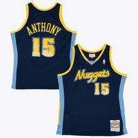 Denver Nuggets Mitchell & Ness Carmelo Anthony 2006 Alternate Authentic Jersey - Ash Blue