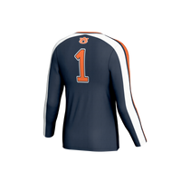 #1 Auburn Tigers GameDay Greats Lightweight Volleyball Fashion Jersey - Navy