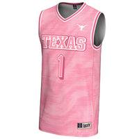 #1 Texas Longhorns GameDay Greats Lightweight Basketball Fashion Jersey - Pink