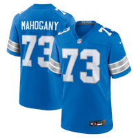 Detroit Lions Christian Mahogany Nike Blue Team Game Jersey