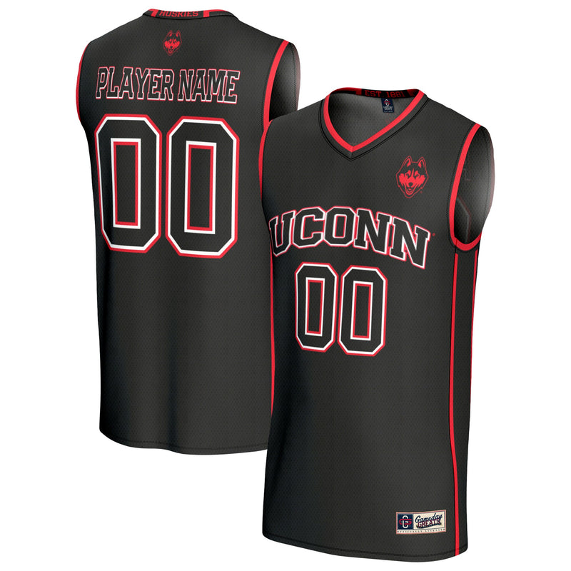 UConn Huskies GameDay Greats Lightweight Collegiate Basketball NIL Pick-A-Player Fashion Jersey - Black