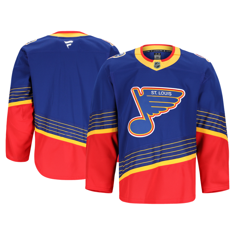 St. Louis Blues Fanatics Blue Alternate 2 Authentic Pro Jersey
