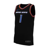 #1 Boise State Broncos Nike Replica Basketball Jersey - Black