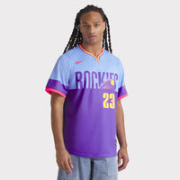 Colorado Rockies Kris Bryant Nike Purple/Light Blue 2025 City Connect Limited Player Jersey