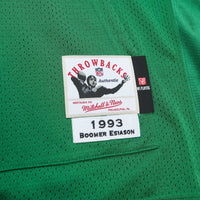 New York Jets Boomer Esiason Mitchell & Ness Kelly Green 1993 Authentic Throwback Retired Player Pocket Jersey