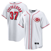Cincinnati Reds Tyler Stephenson Nike White Home Replica Jersey