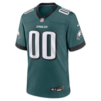 Philadelphia Eagles Nike Midnight Green Custom Game Jersey