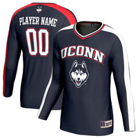 UConn Huskies GameDay Greats NIL Pick-A-Player Lightweight Collegiate Volleyball Fashion Jersey - Navy