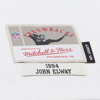 Denver Broncos John Elway Mitchell & Ness White 1994 Legacy Replica Jersey
