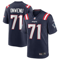 New England Patriots Mike Onwenu Nike Navy Team Game Jersey