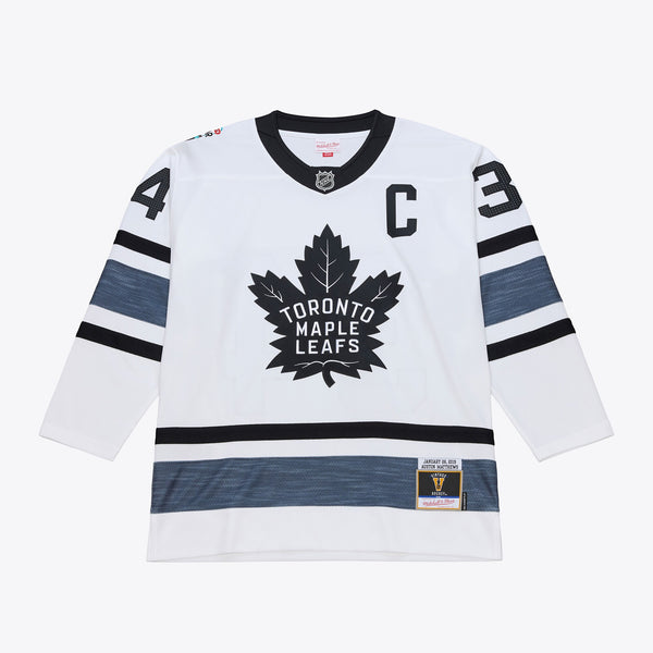 Auston Matthews Mitchell & Ness White 2019 All-Star Game Power Play Jersey