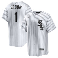Chicago White Sox Nike White #1 Groom Home Replica Jersey