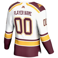 Minnesota Golden Gophers GameDay Greats NIL Pick-A-Player Hockey Jersey - White