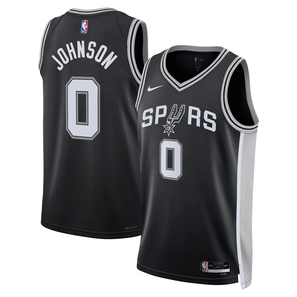 San Antonio Spurs Nike Icon Jersey - Keldon Johnson-