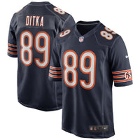 Chicago Bears Mike Ditka Nike Navy Game Retired Player Jersey