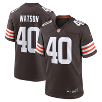 Cleveland Browns Nathaniel Watson Nike Brown Team Game Jersey