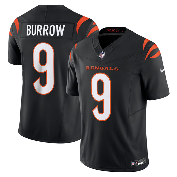 Cincinnati Bengals Joe Burrow Nike Black Vapor F.U.S.E. Limited Jersey