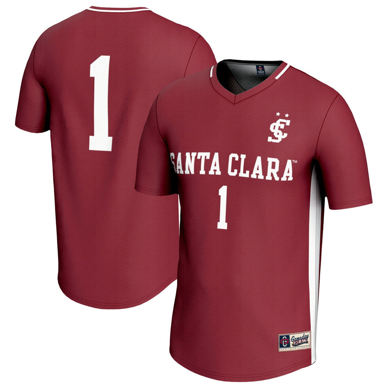 #1 Santa Clara Broncos GameDay Greats Lightweight Soccer Fashion Jersey - Maroon