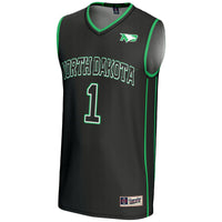 #1 North Dakota GameDay Greats Lightweight Basketball Fashion Jersey - Black