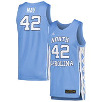 Sean May North Carolina Tar Heels Jordan Brand Replica Basketball Player Jersey - Carolina Blue