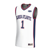 #1 Florida Atlantic Owls GameDay Greats Lightweight Basketball Jersey - White