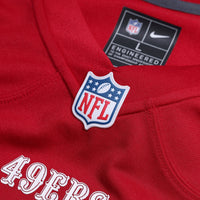San Francisco 49ers Nike Scarlet 80th Anniversary Custom Game Jersey