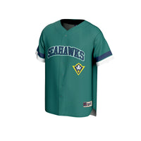 UNC Wilmington Seahawks GameDay Greats Baseball Jersey - Teal