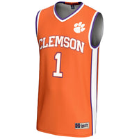 #1 Clemson Tigers GameDay Greats Lightweight Basketball Jersey - Orange