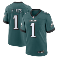 Philadelphia Eagles Jalen Hurts Nike Midnight Green Team Game Jersey