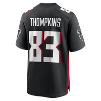 Atlanta Falcons Deven Thompkins Nike Black Team Game Jersey