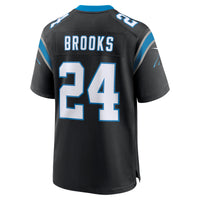 Carolina Panthers Jonathon Brooks Nike Black Game Jersey