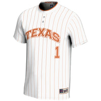 #1 Texas Longhorns GameDay Greats Lightweight Softball Jersey - White