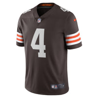 Cleveland Browns Deshaun Watson Nike Brown Vapor Limited Jersey