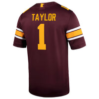 Darius Taylor Minnesota Golden Gophers Nike Home NIL Football Game Jersey - Maroon