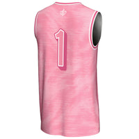 #1 Louisiana Ragin' Cajuns GameDay Greats Lightweight Basketball Fashion Jersey - Pink