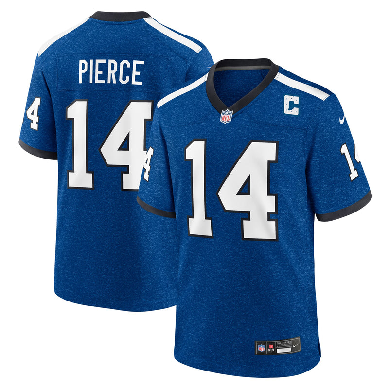 Indianapolis Colts Alec Pierce Nike Blue Alternate Game Jersey