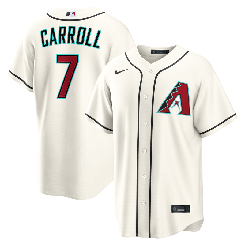 Arizona Diamondbacks Corbin Carroll Nike Cream Home Replica Jersey