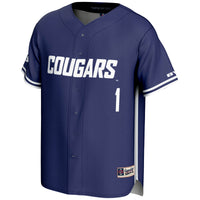 #1 BYU Cougars GameDay Greats Lightweight Baseball Jersey - Navy