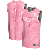 #1 Creighton Bluejays GameDay Greats Lightweight Basketball Jersey - Pink