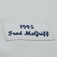 Atlanta Braves Fred McGriff Mitchell & Ness Gray 1995 Throwback Authentic Jersey