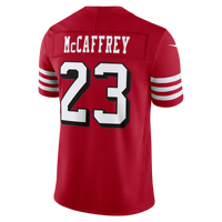 San Francisco 49ers Christian McCaffrey Nike Scarlet Alternate Vapor F.U.S.E. Stitched Limited Jersey