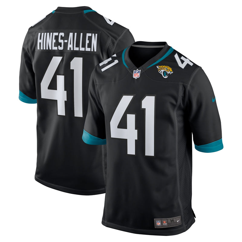 Jacksonville Jaguars Josh Hines-Allen Nike Black Alternate Game Jersey