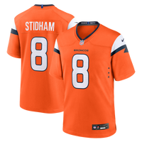 Denver Broncos Jarrett Stidham Nike Orange Team Game Jersey
