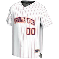 Virginia Tech Hokies GameDay Greats NIL Pick-A-Player Lightweight Baseball Jersey - White