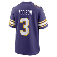 Minnesota Vikings Jordan Addison Nike Purple Alternate Game Jersey