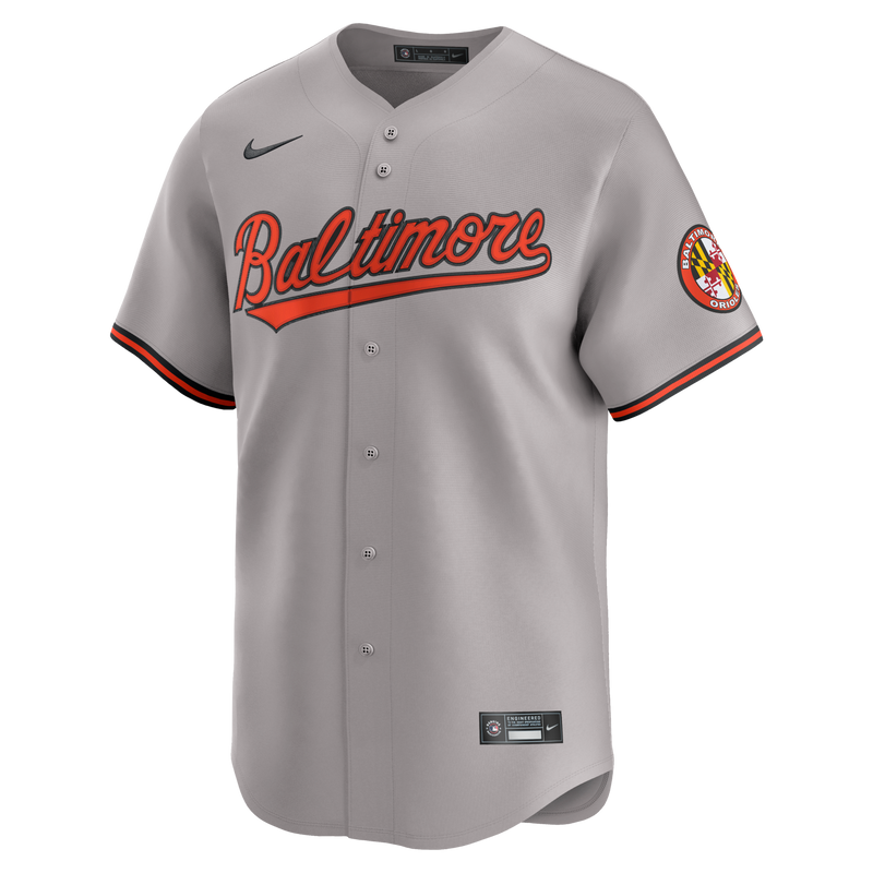 Baltimore Orioles Nike Gray Road Limited Jersey