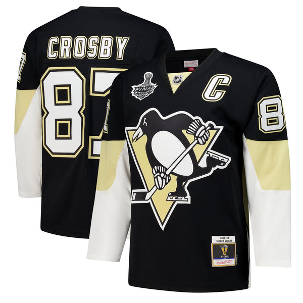 Pittsburgh Penguins Sidney Crosby Black 2008-09 Power Play Jersey