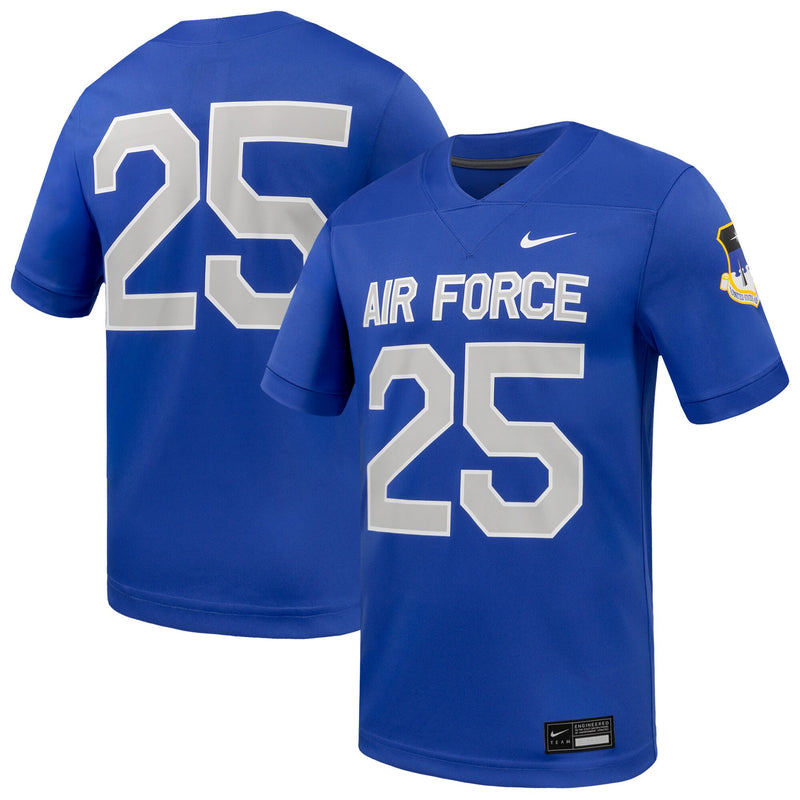 #25 Air Force Falcons Nike Game Football Jersey - Royal