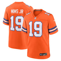 Denver Broncos Marvin Mims Jr Nike Orange Mile High Collection 1977 Throwback Player Game Jersey