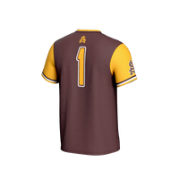 #1 Arizona State Sun Devils GameDay Greats Lightweight Collegiate Softball Fashion Jersey - Maroon